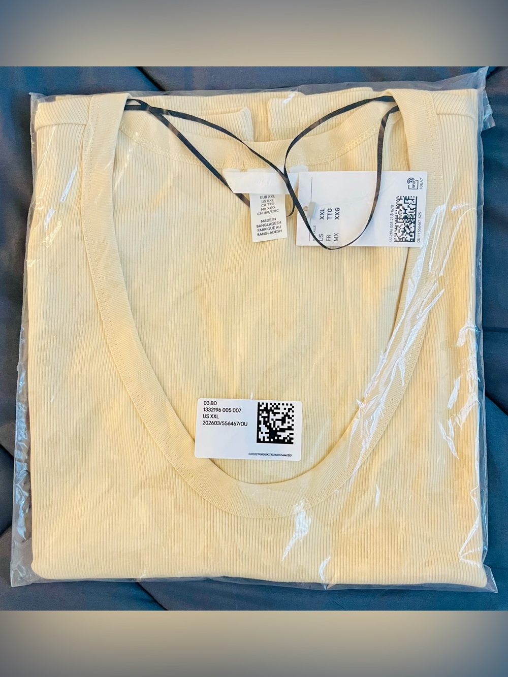H&M Women’s NWT 2-piece Light Yellow Tee (Size XXL), and Joggers (Size: XL) - Picture 6 of 7